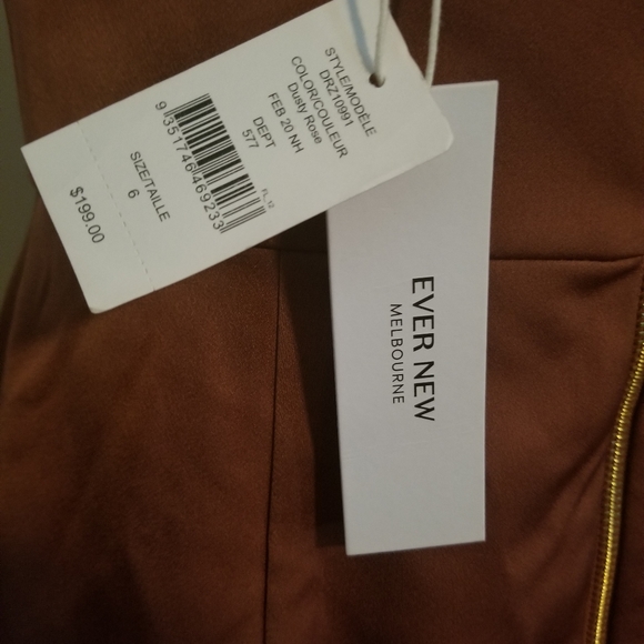 Brand New Ever New Melbourne Dusty Rose Dress - Picture 3 of 3